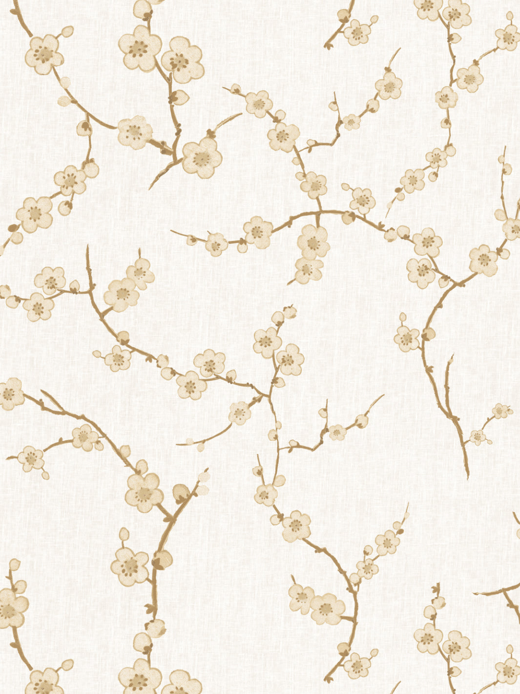 'Cherry Blossom' Wallpaper by Nathan Turner - Gold