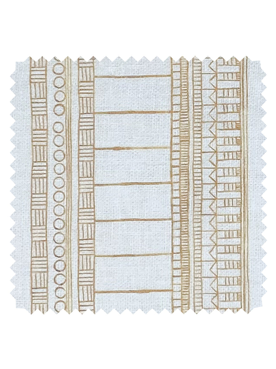 Doodle Stripe' Linen Fabric - Gold – Nathan Turner