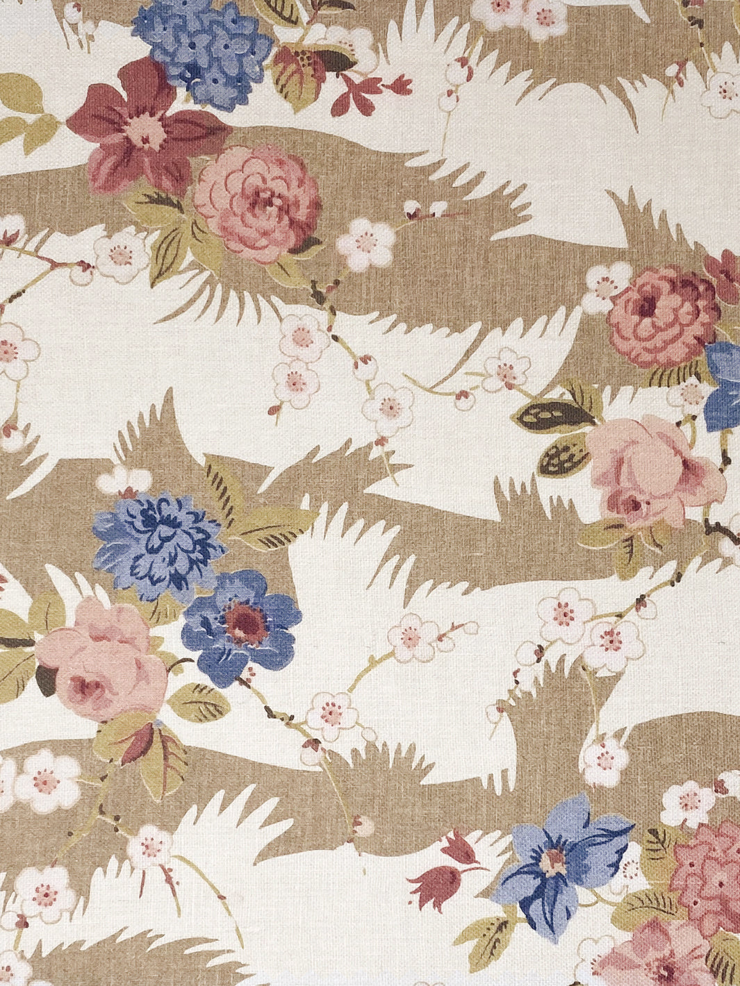 &#39;Dora Chintz&#39; Linen Fabric - Mustard