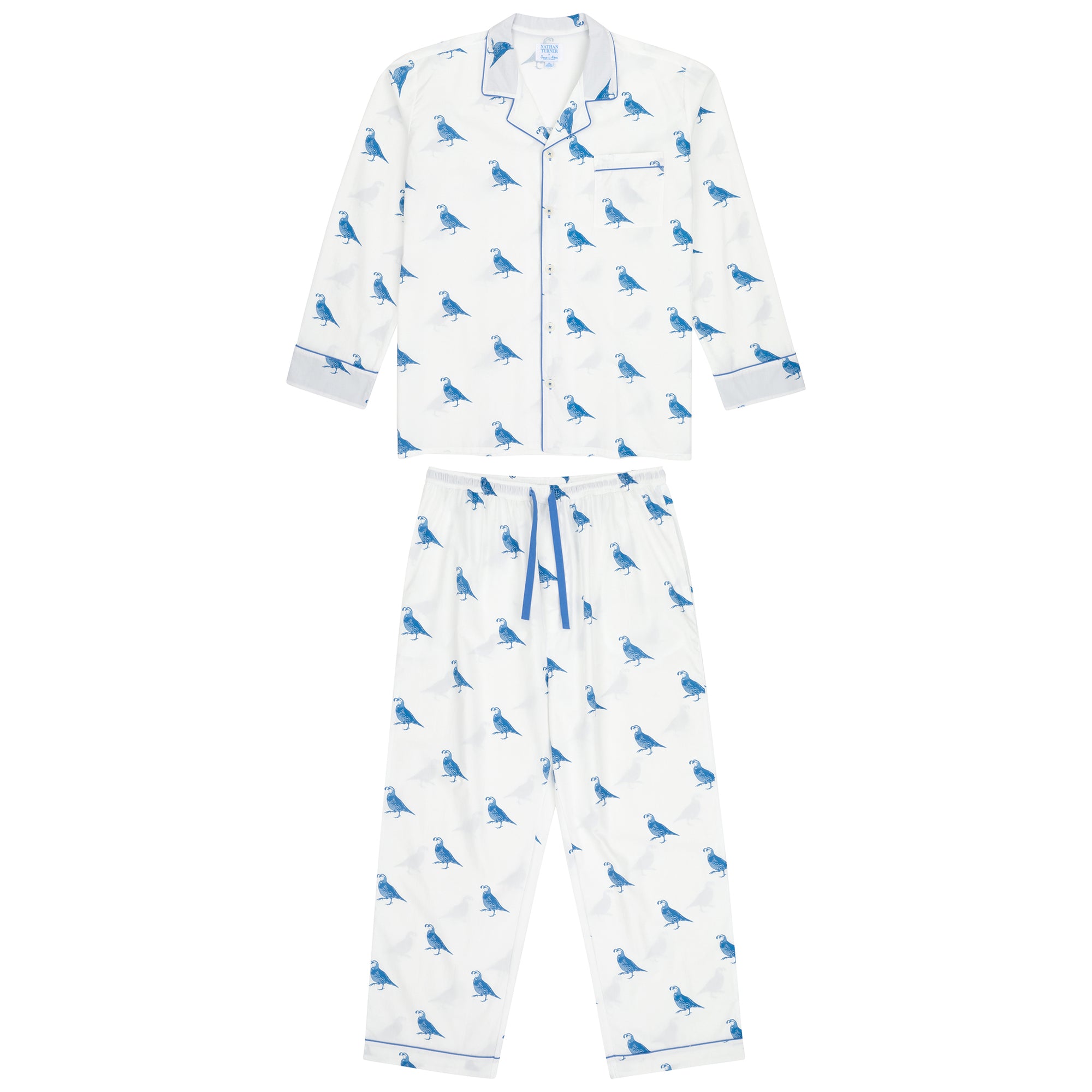 Men's California Quail Long PJ Set