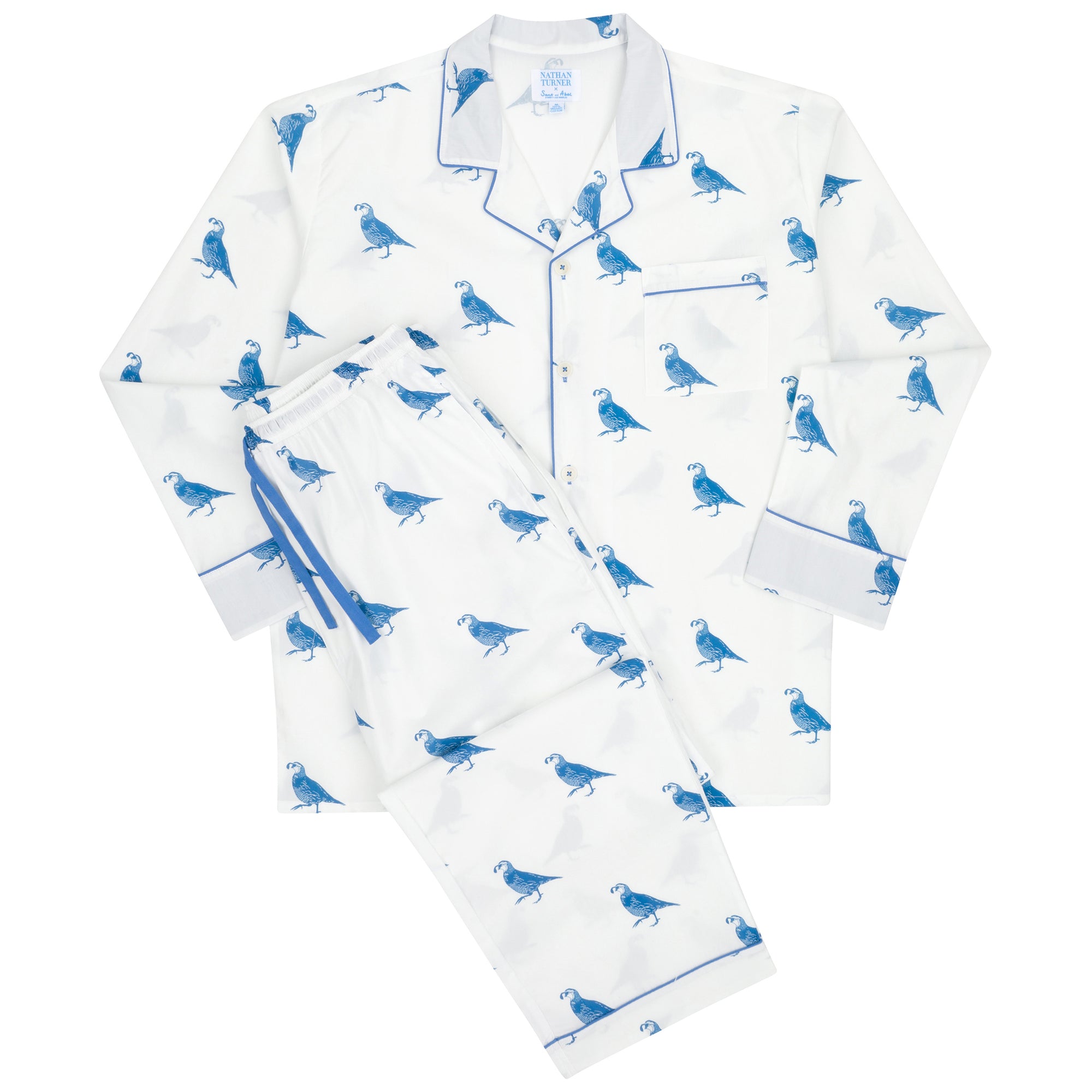 Men's California Quail Long PJ Set