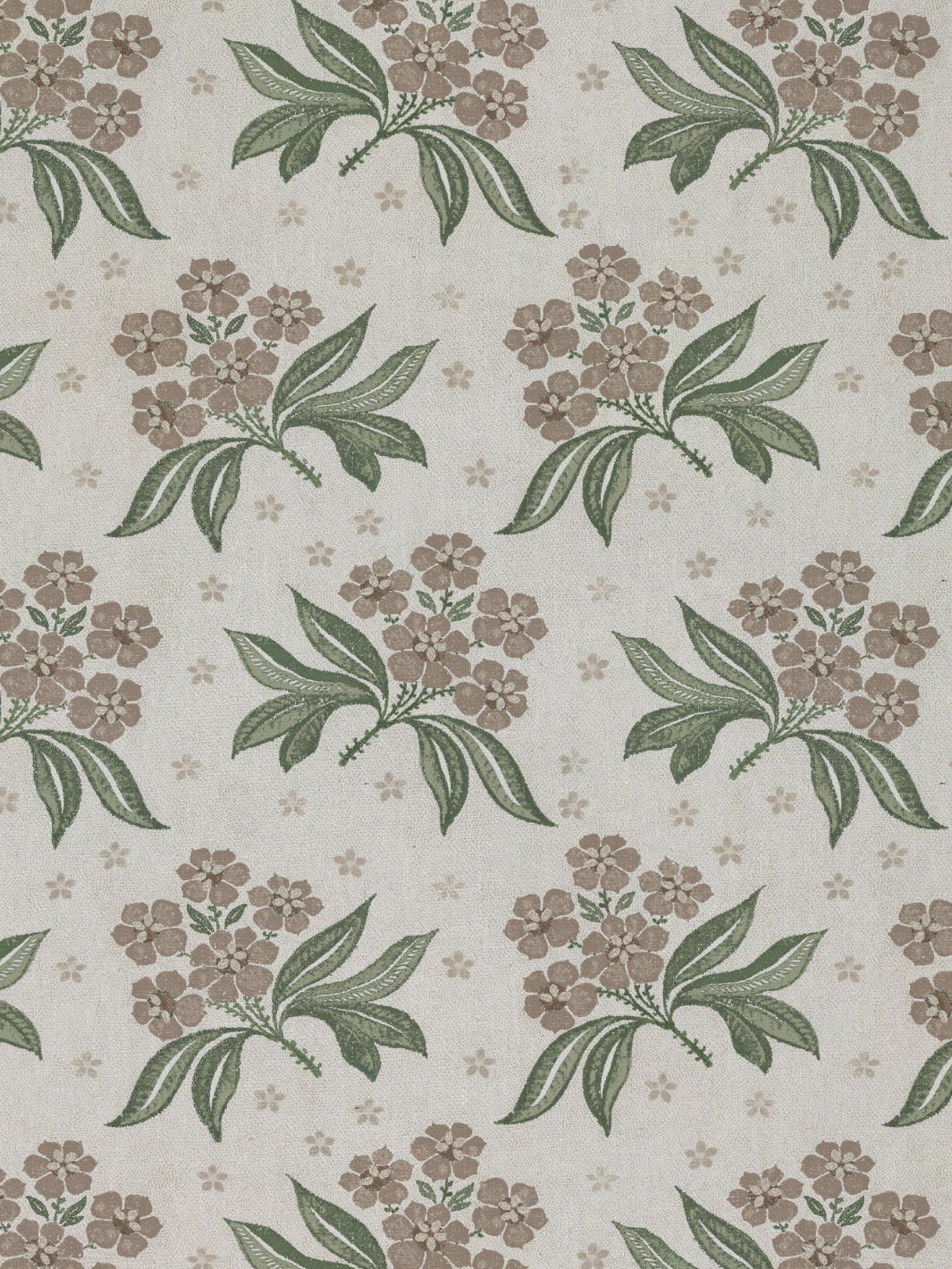 &#39;Marian&#39; Linen Fabric - Taupe Green
