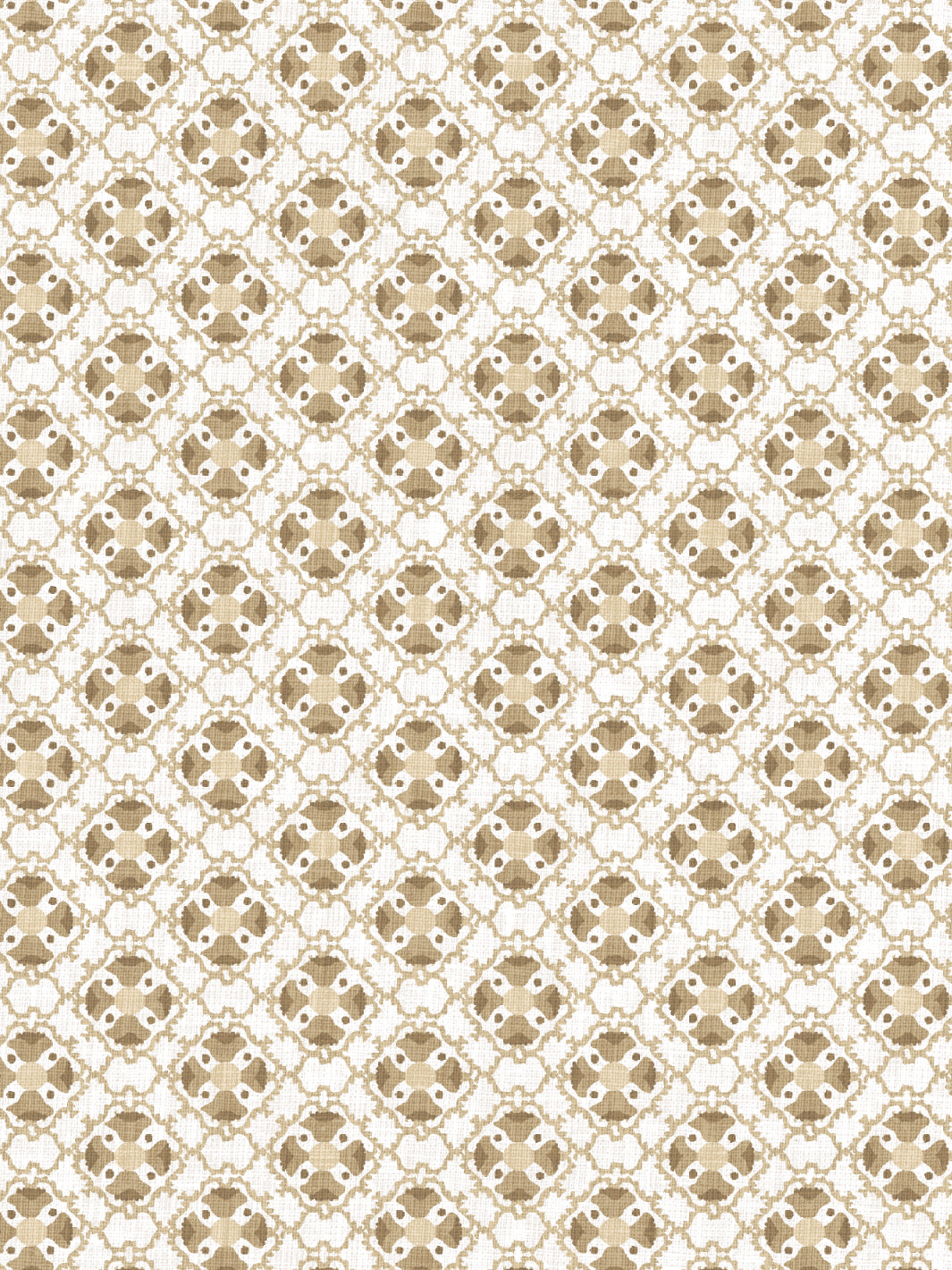 'Medallion All Over' Wallpaper by Nathan Turner - Gold