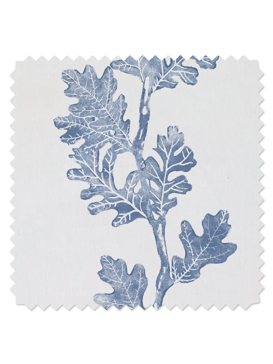&#39;Valley Oak Stripe&#39; Linen Fabric - Blue