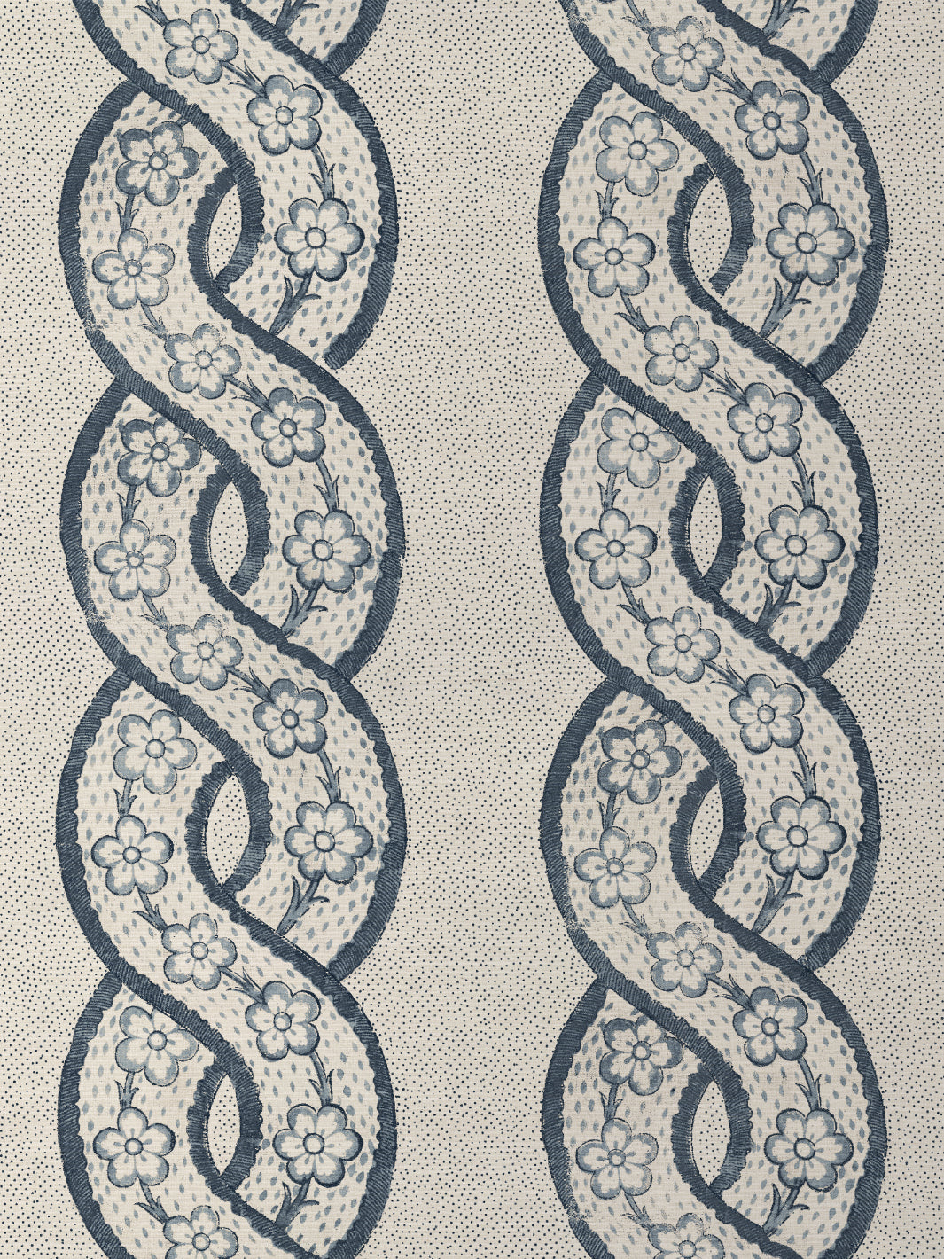 &#39;Whitby&#39; Grasscloth Wallpaper - Darker Blue