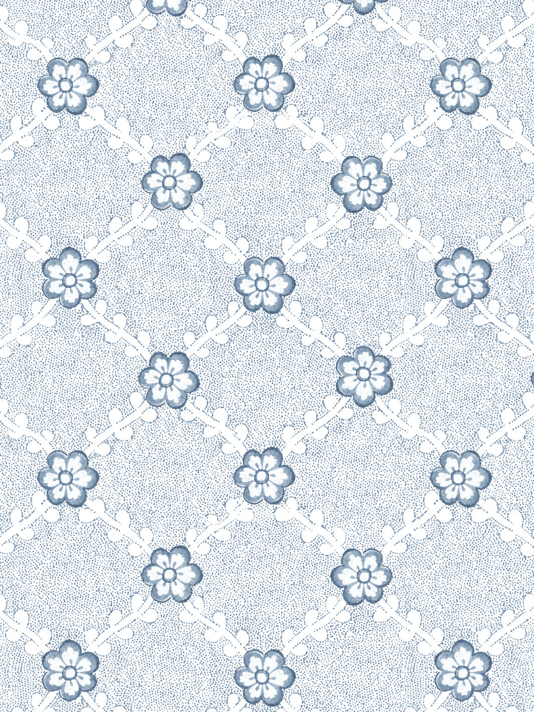 &#39;Lucia&#39; Wallpaper by Nathan Turner - Blue