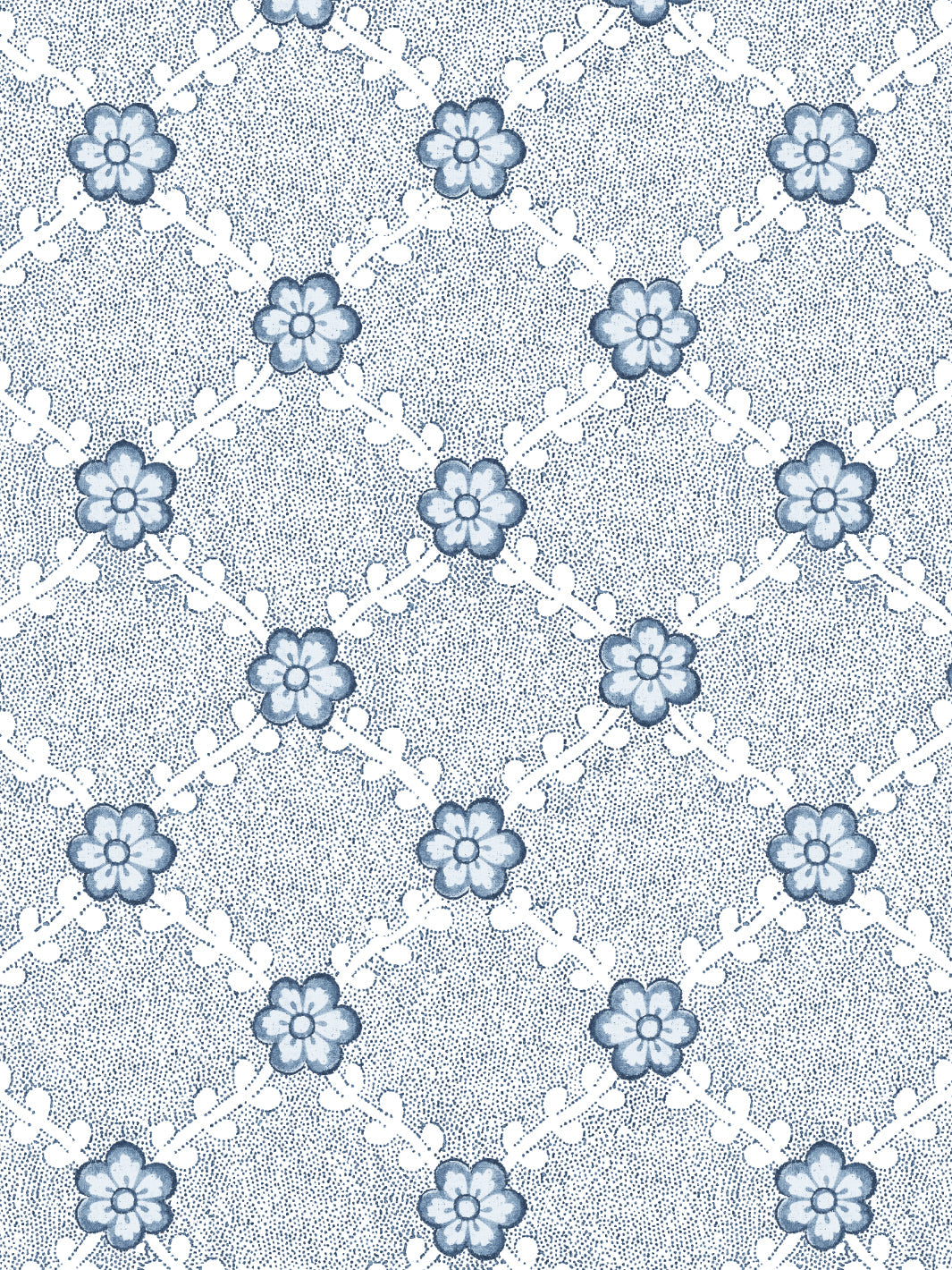 &#39;Lucia&#39; Wallpaper by Nathan Turner - Dark Blue