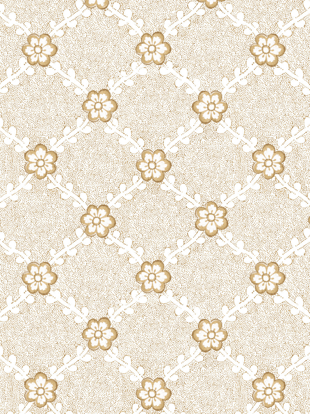 'Lucia' Wallpaper by Nathan Turner - Gold