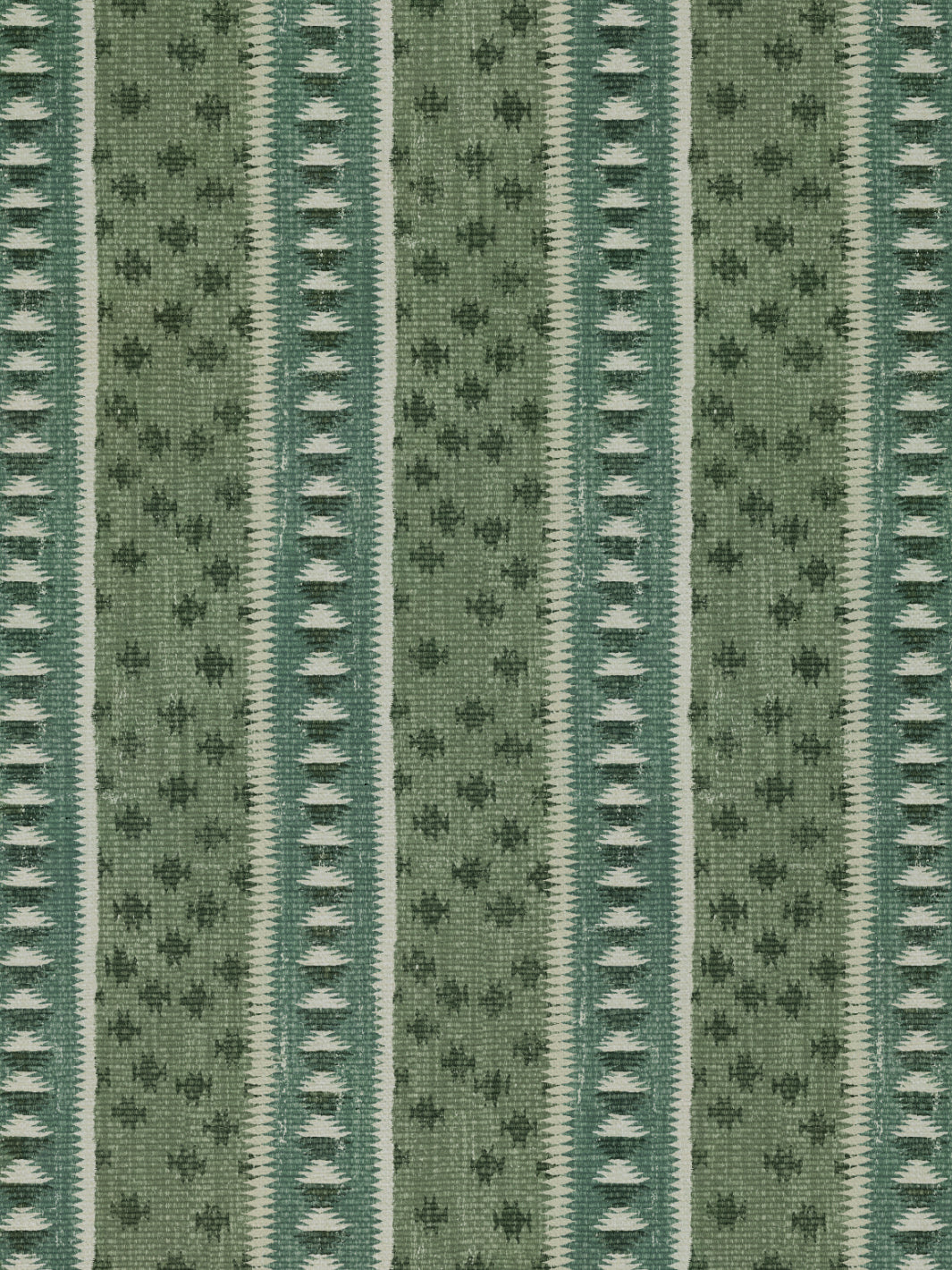 &#39;Northstar Stripe&#39; Linen Fabric - Green