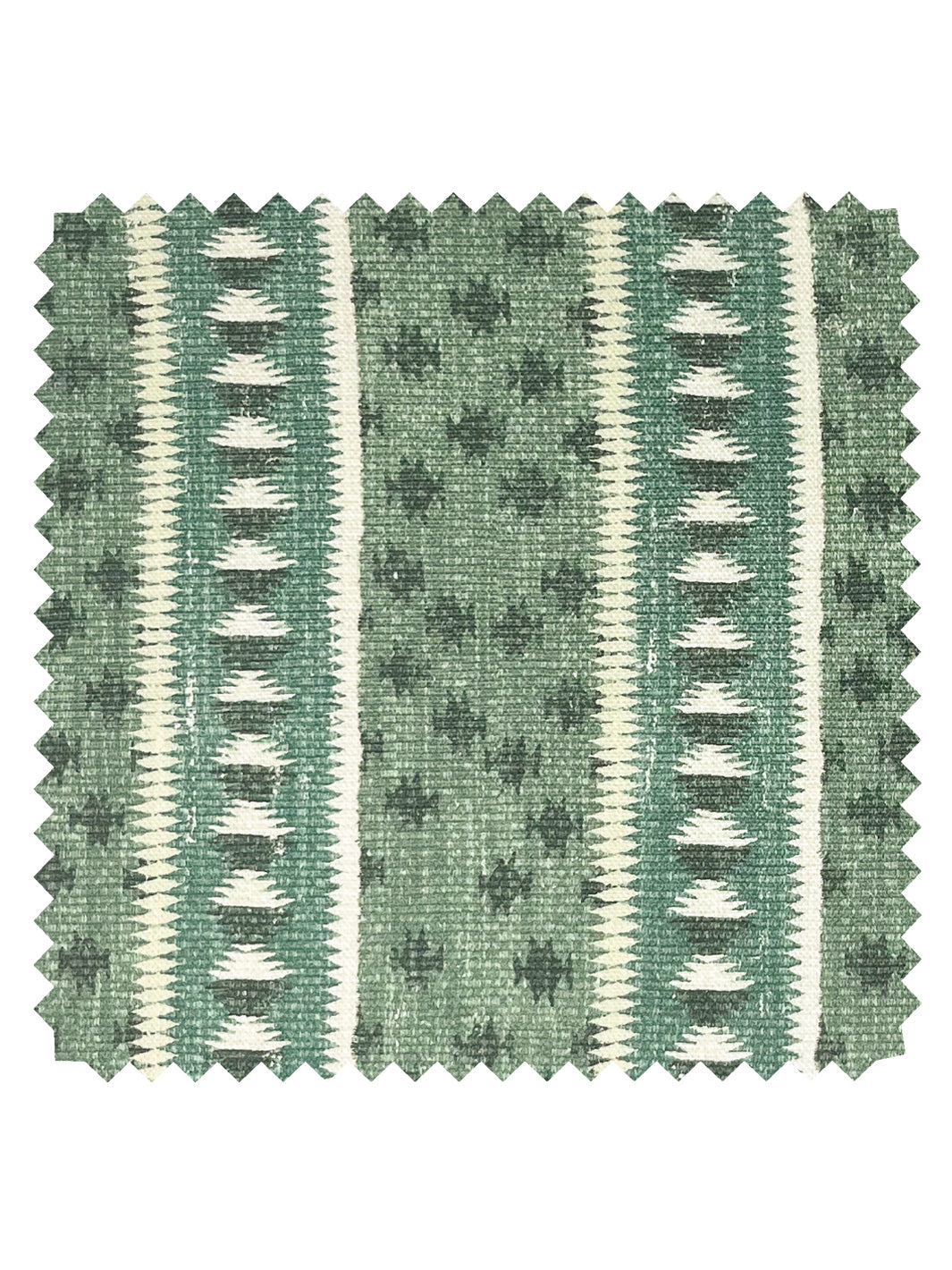 &#39;Northstar Stripe&#39; Linen Fabric - Green