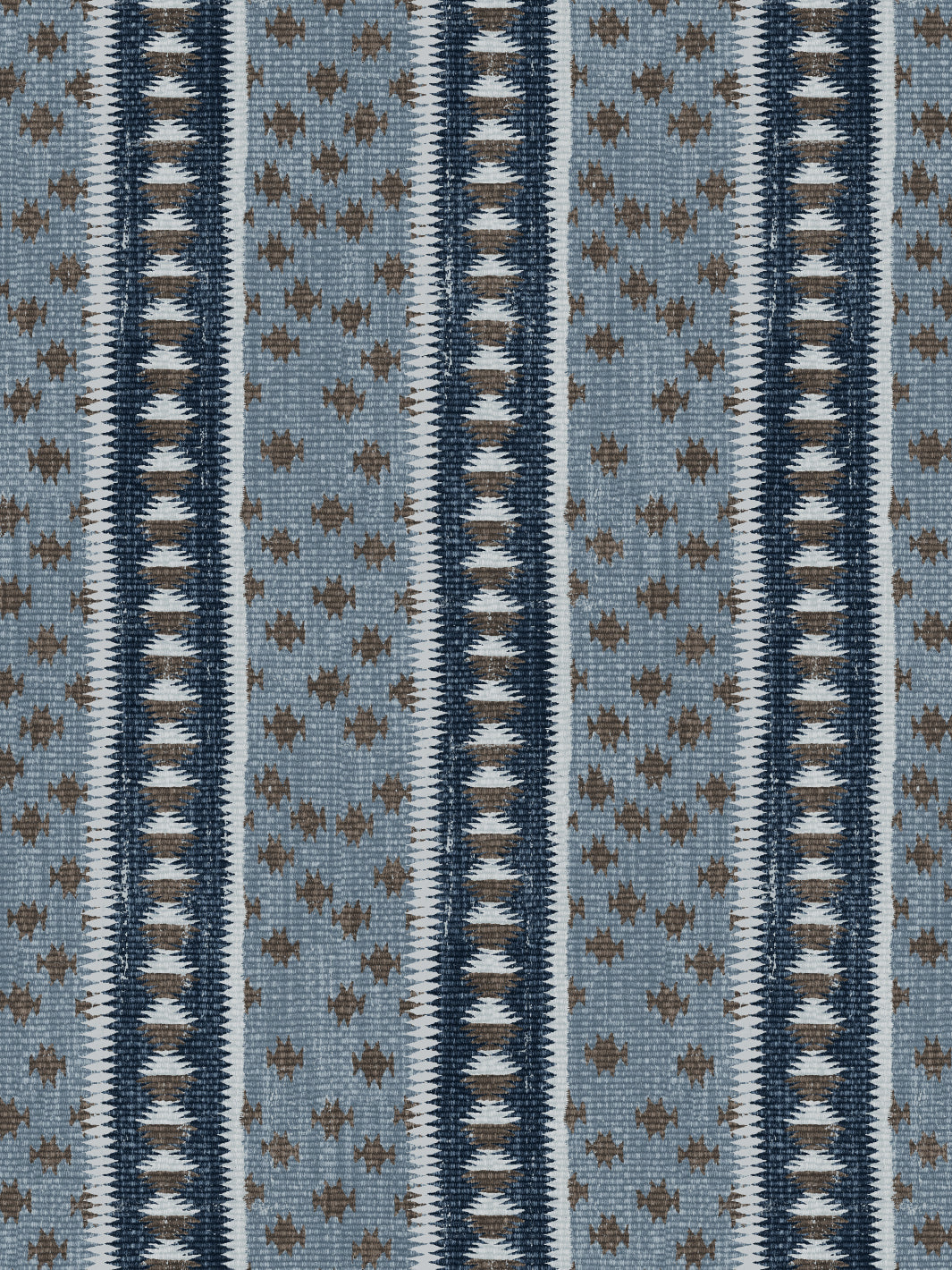 'Northstar Stripe' Wallpaper by Nathan Turner - Blue Brown