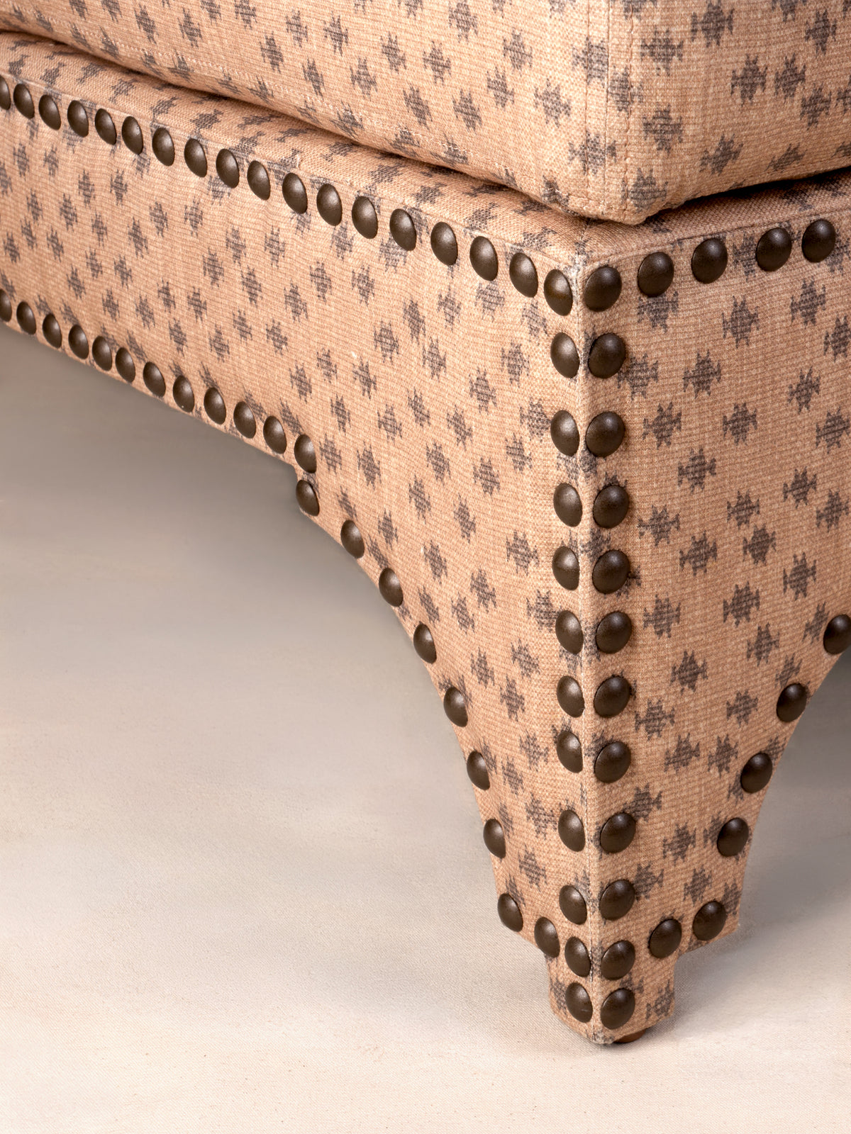 Candemir Ottoman (Large) in 'Northstar Star' - Brown