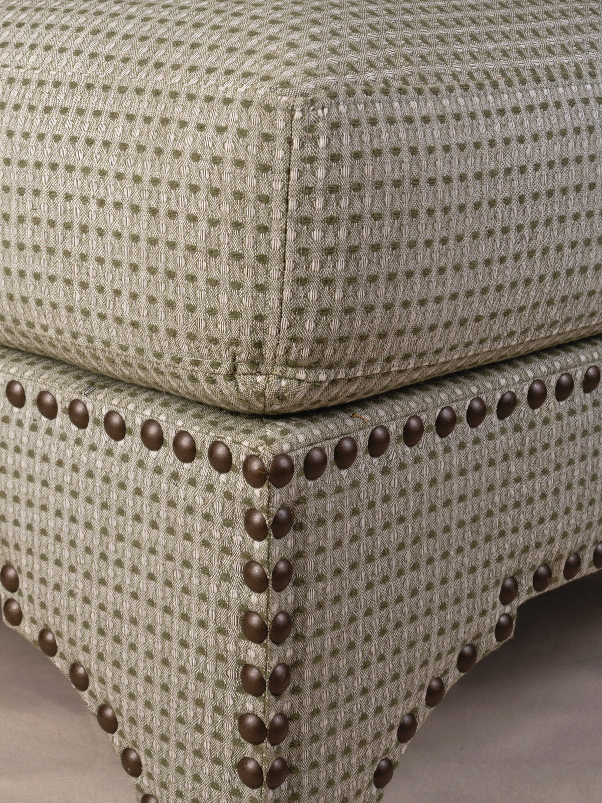 Candemir Ottoman (Large) in 'Elkgrove' - Moss