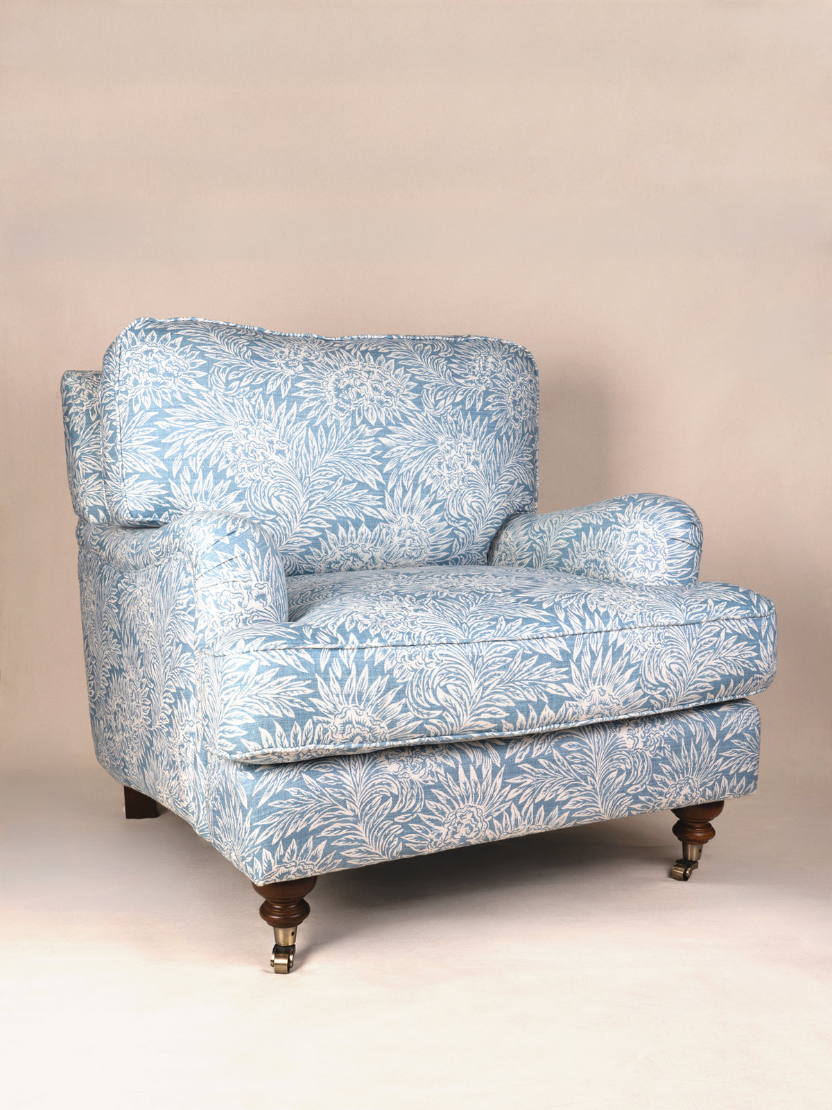 Whitby Armchair in 'Herald' - Blue