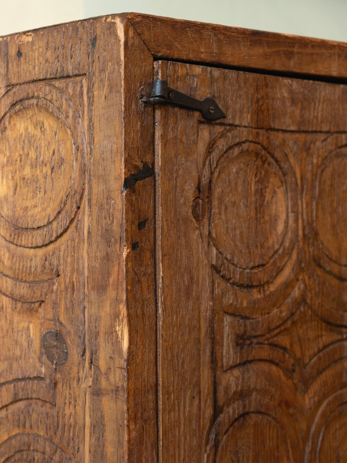 Vintage French Brutalist Credenza