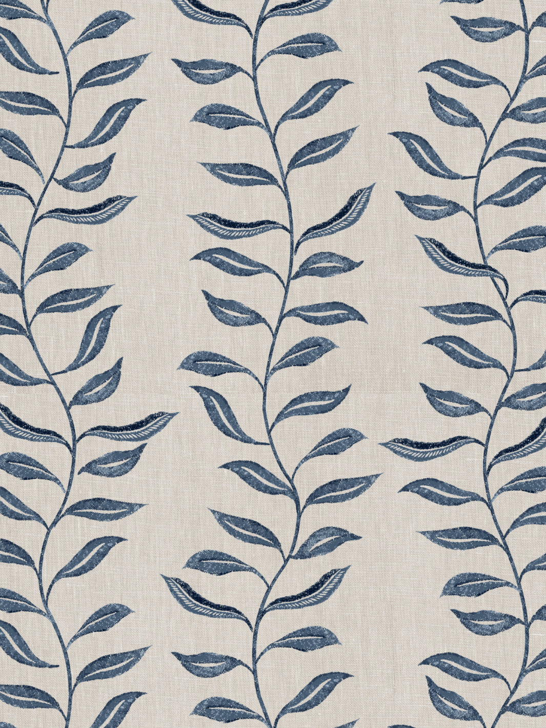 'Seneca' Wallpaper by Nathan Turner - Darker Blue