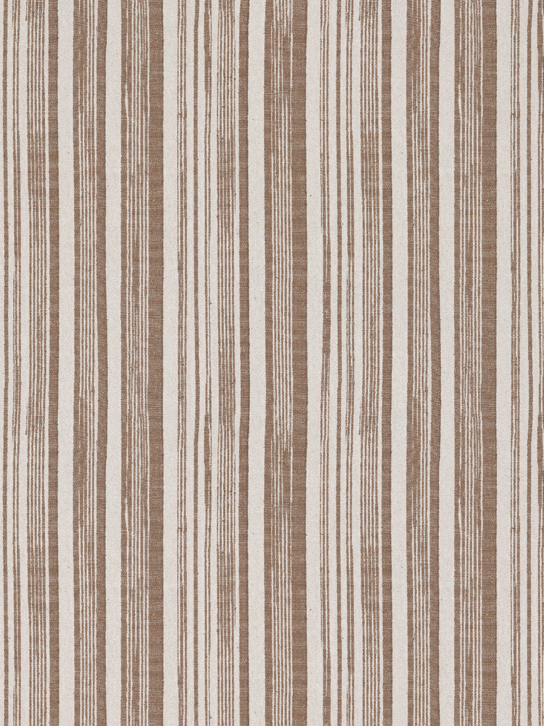 &#39;Stuart Stripe&#39; Wallpaper by Nathan Turner - Brown