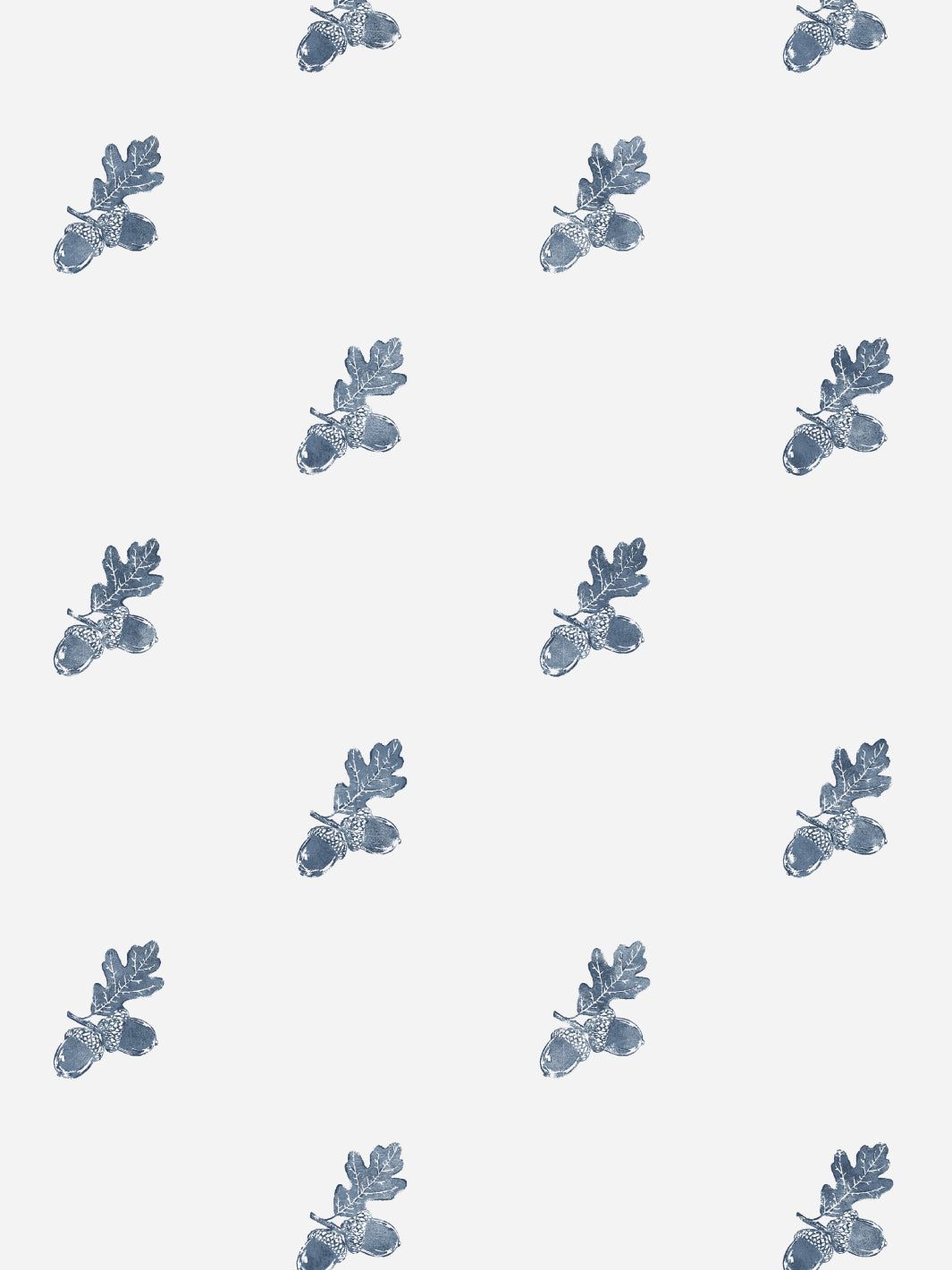 &#39;Valley Acorn&#39; Wallpaper by Nathan Turner - Darker Blue