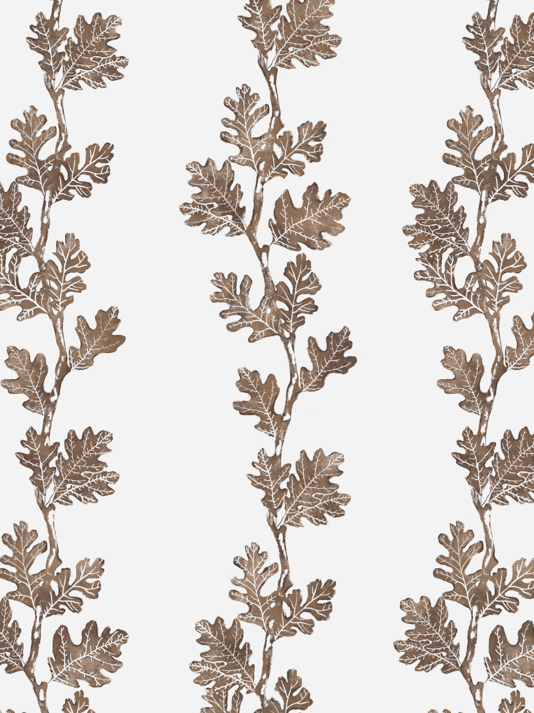 'Valley Oak Stripe' Wallpaper by Nathan Turner - Brown