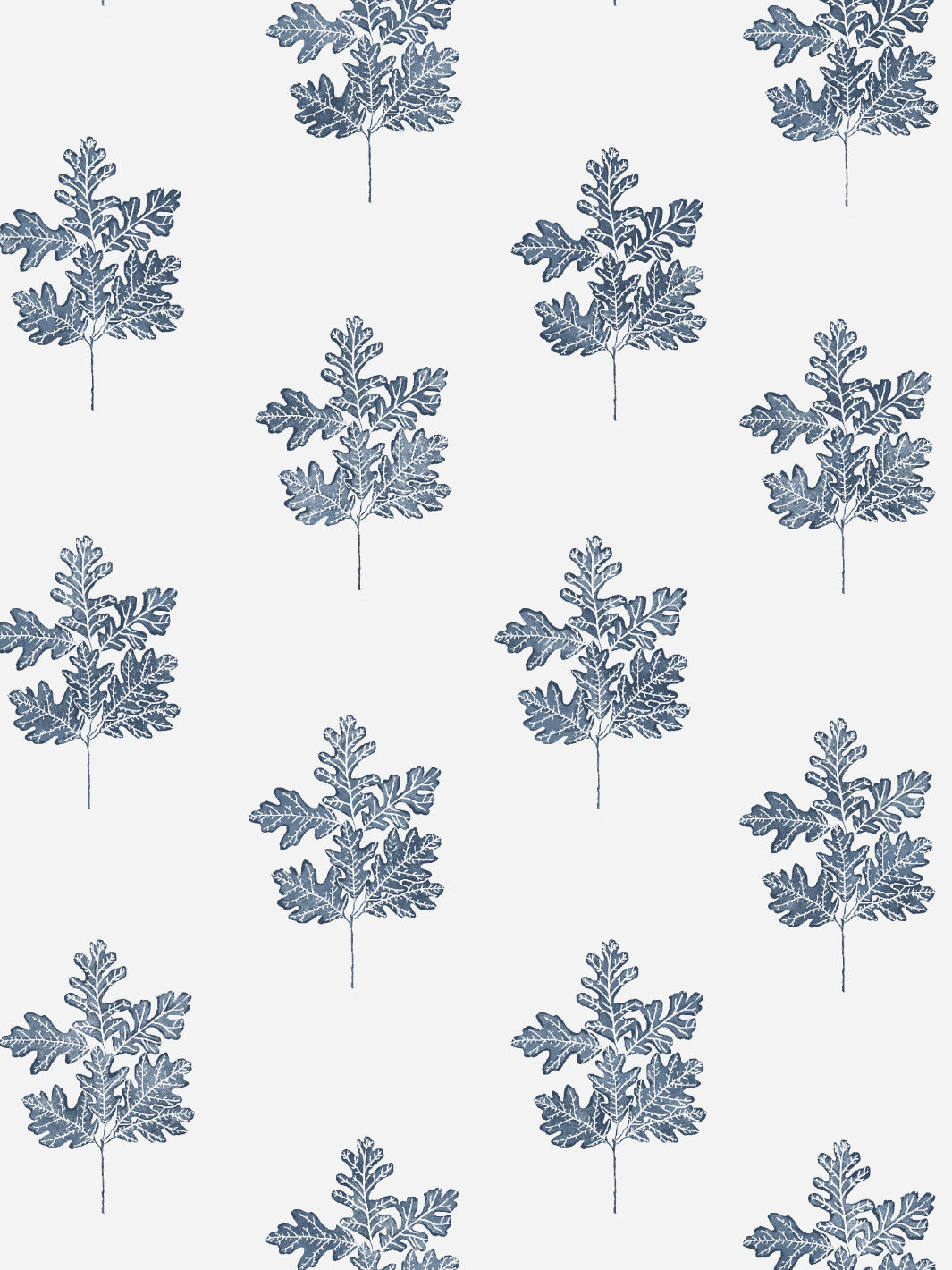 'Valley Oak' Wallpaper by Nathan Turner - Darker Blue