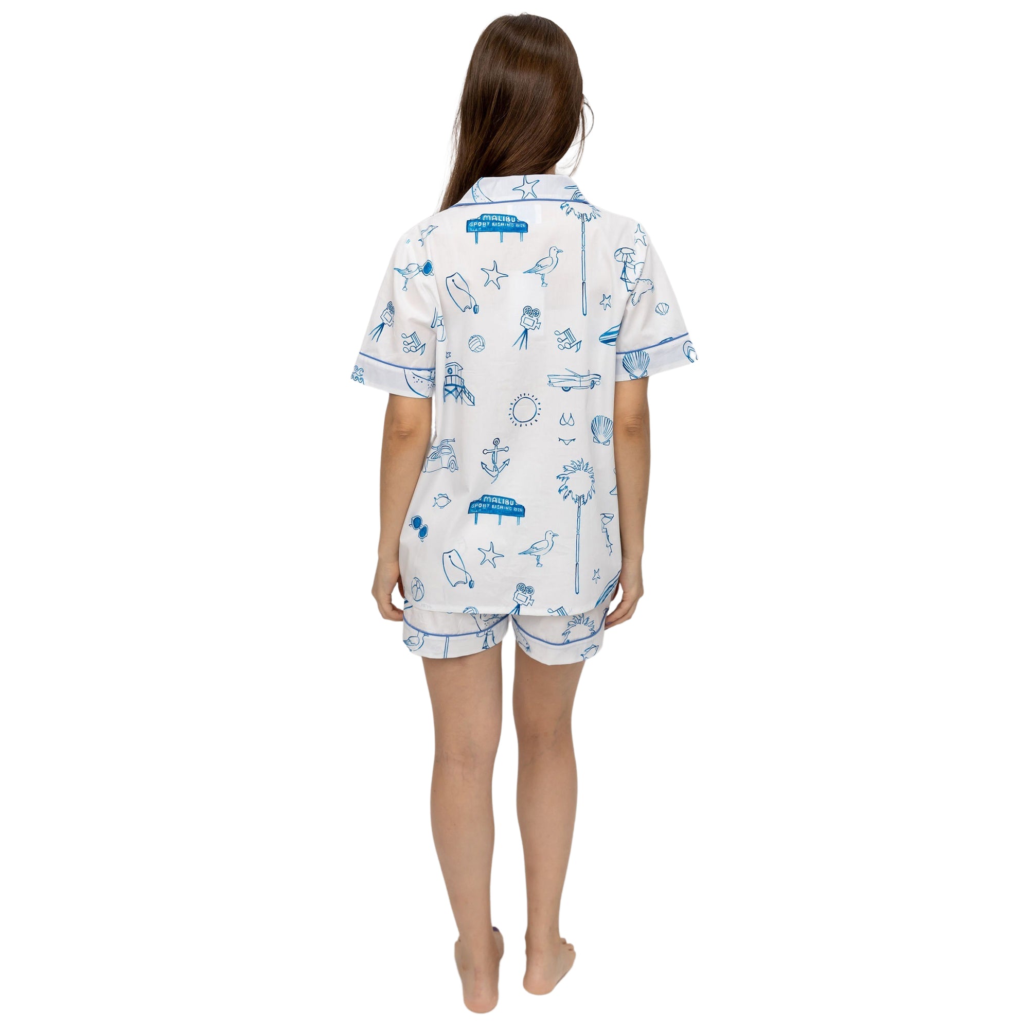 Women&#39;s California Malibu Short PJ Set