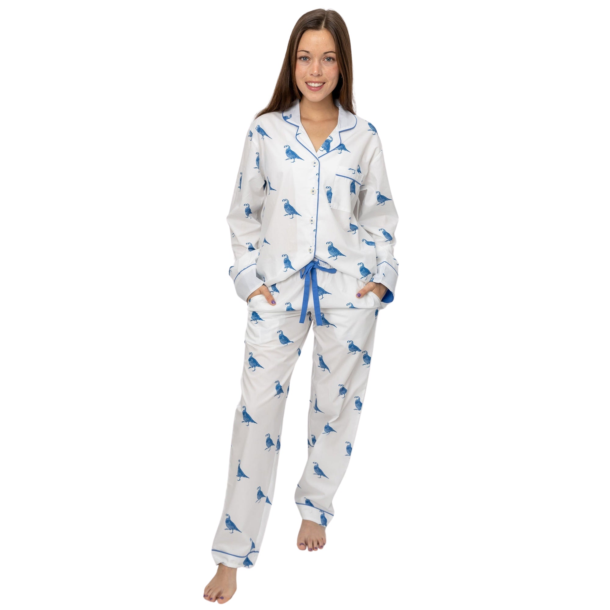 Women&#39;s California Quail Long PJ Set